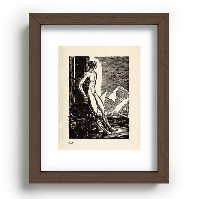 "Day" by Rockwell Kent (1919) Framed Art Print