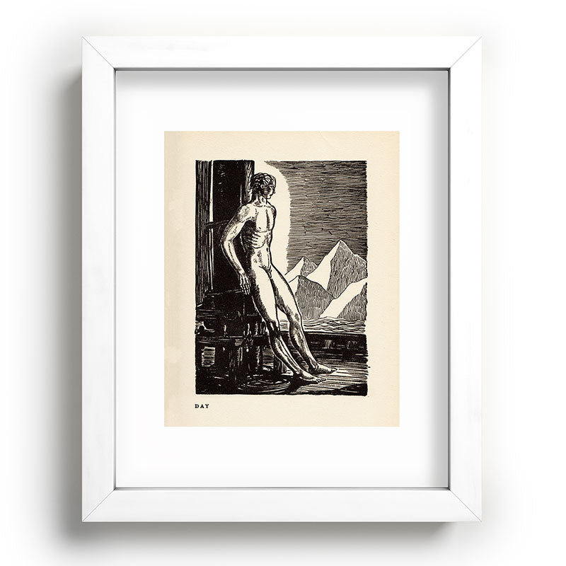 "Day" by Rockwell Kent (1919) Framed Art Print