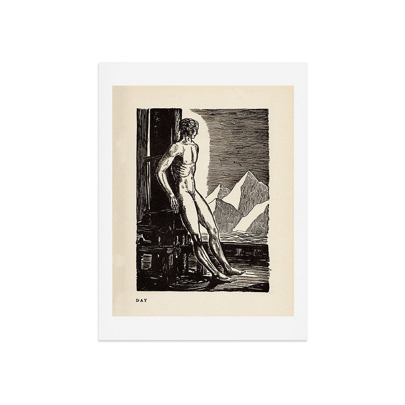 "Day" by Rockwell Kent (1919) Art Print