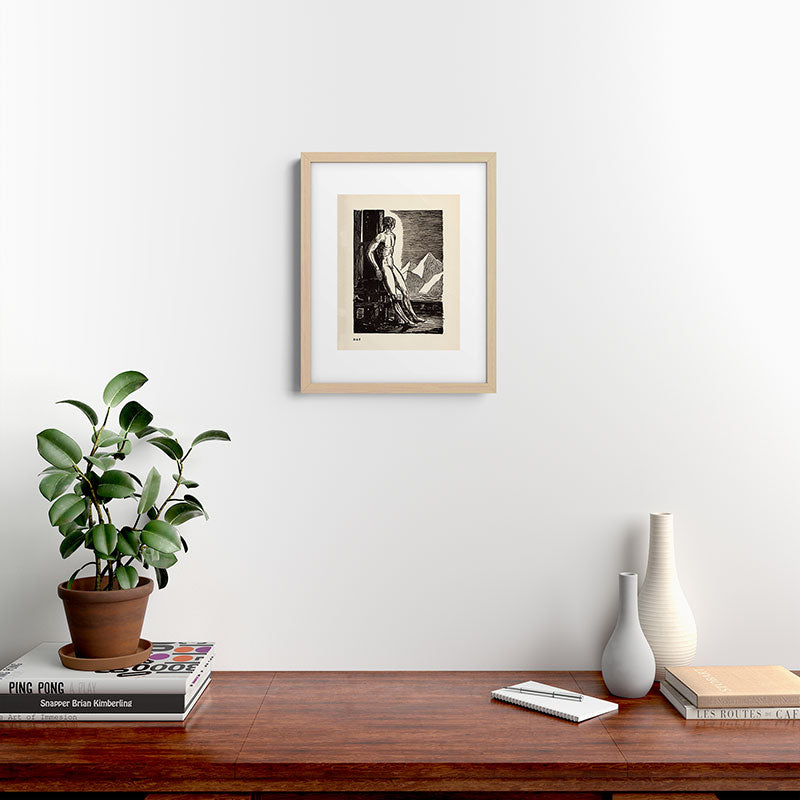 "Day" by Rockwell Kent (1919) Framed Art Print