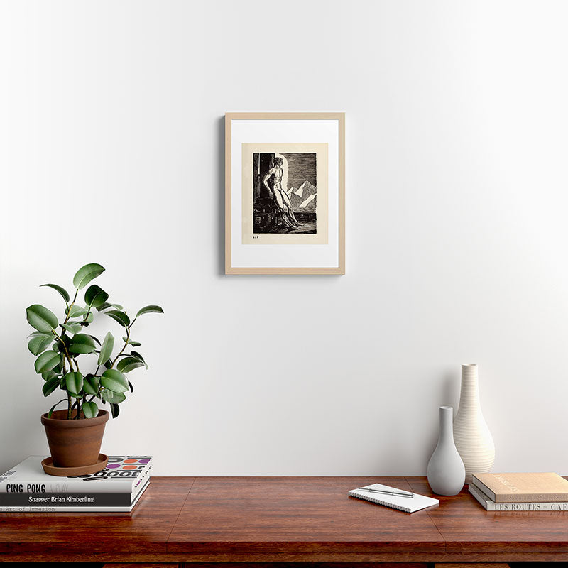 "Day" by Rockwell Kent (1919) Framed Art Print