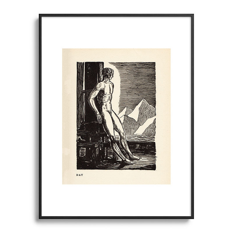 "Day" by Rockwell Kent (1919) Framed Art Print