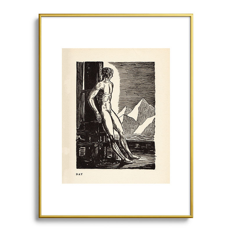 "Day" by Rockwell Kent (1919) Framed Art Print