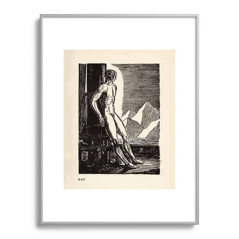 "Day" by Rockwell Kent (1919) Framed Art Print