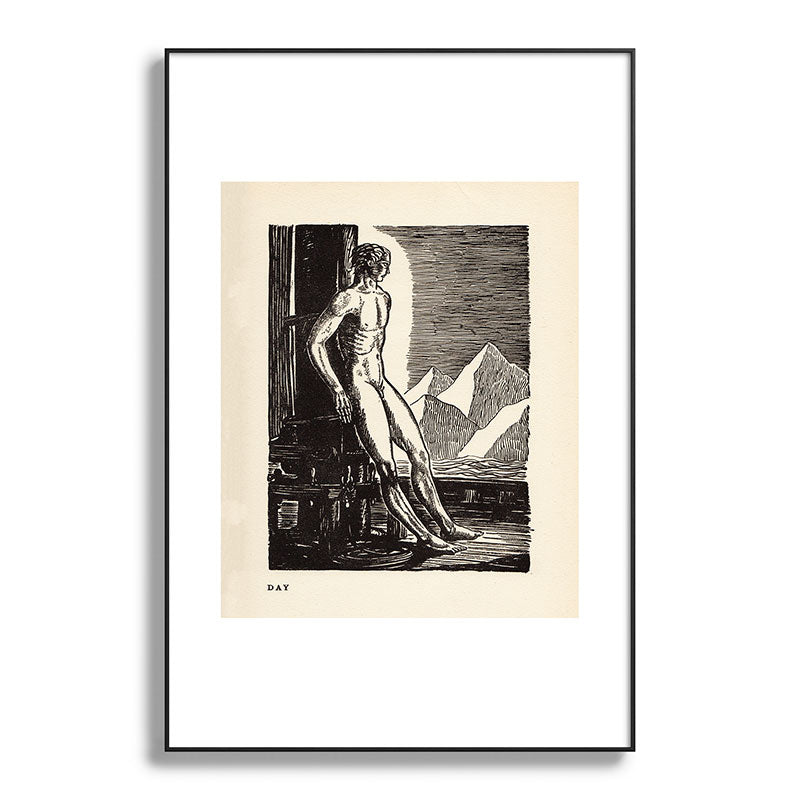 "Day" by Rockwell Kent (1919) Framed Art Print