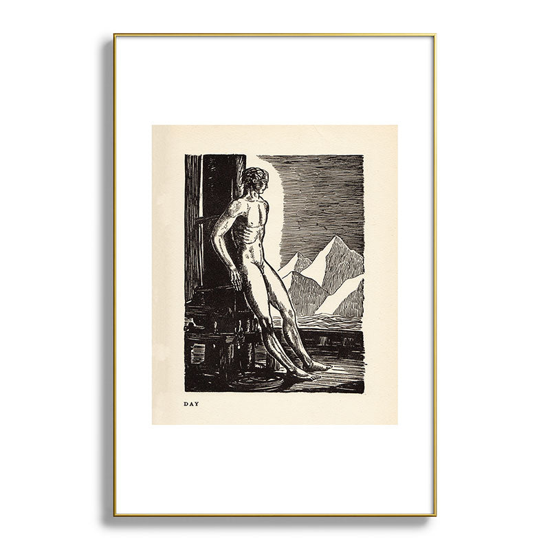 "Day" by Rockwell Kent (1919) Framed Art Print