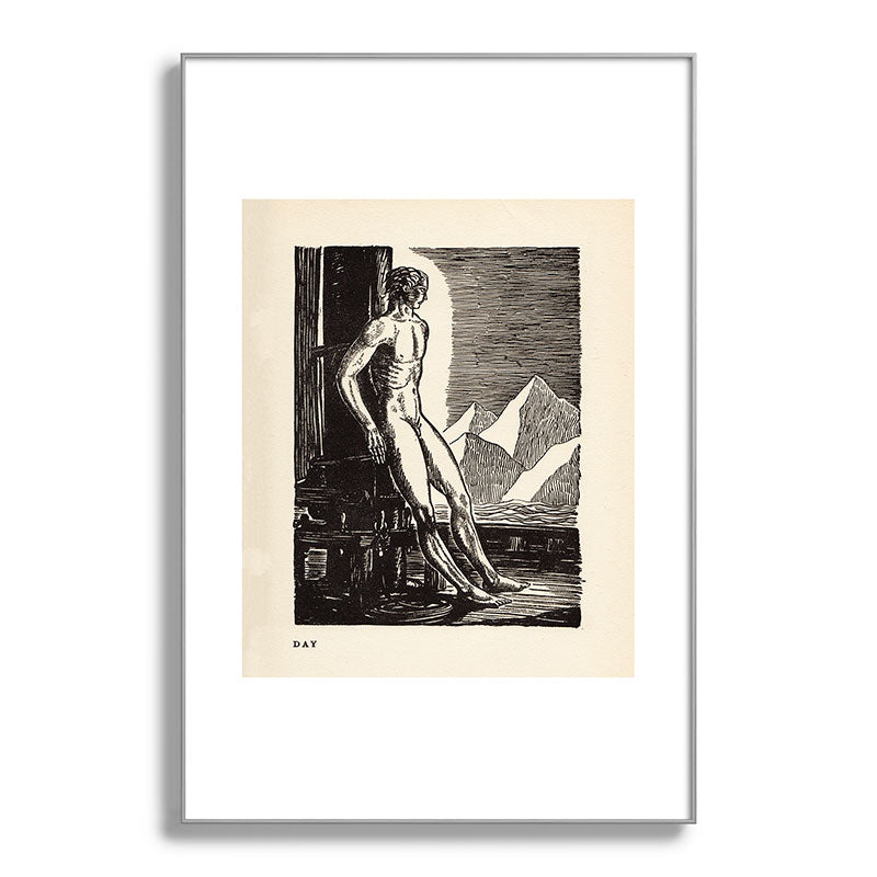 "Day" by Rockwell Kent (1919) Framed Art Print