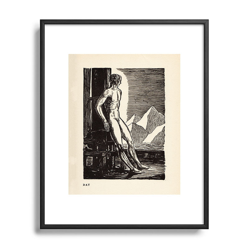 "Day" by Rockwell Kent (1919) Framed Art Print