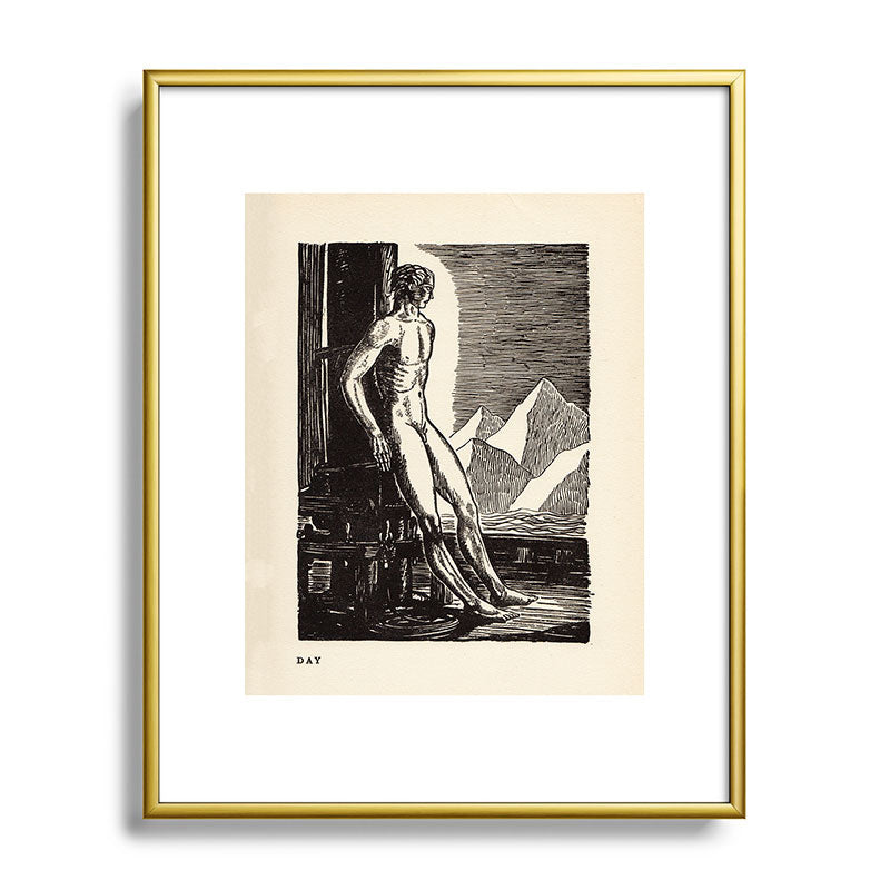 "Day" by Rockwell Kent (1919) Framed Art Print