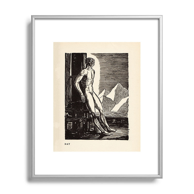 "Day" by Rockwell Kent (1919) Framed Art Print