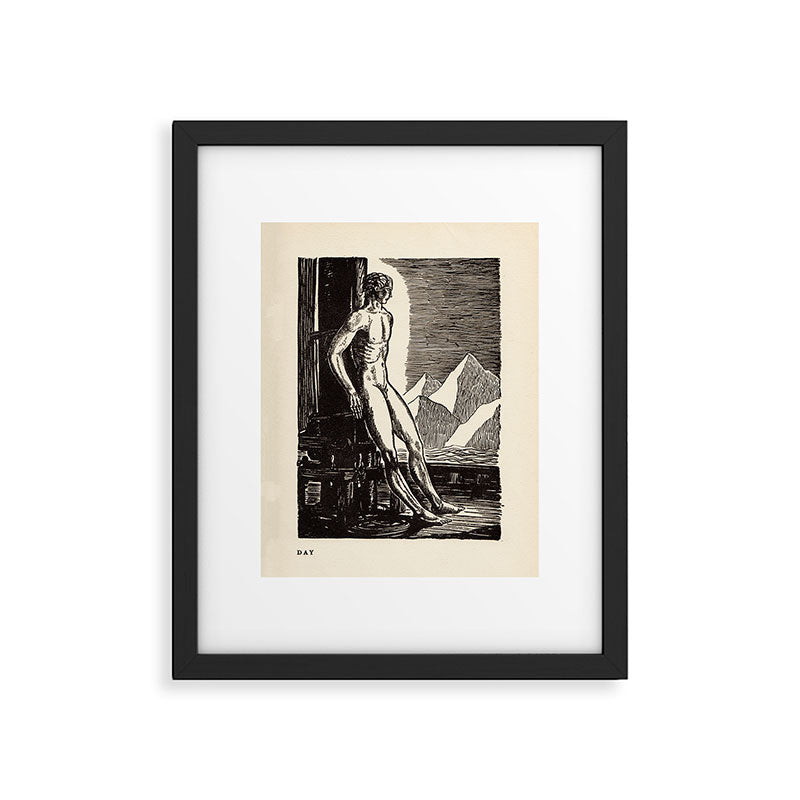 "Day" by Rockwell Kent (1919) Framed Art Print