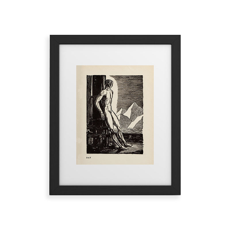 "Day" by Rockwell Kent (1919) Framed Art Print