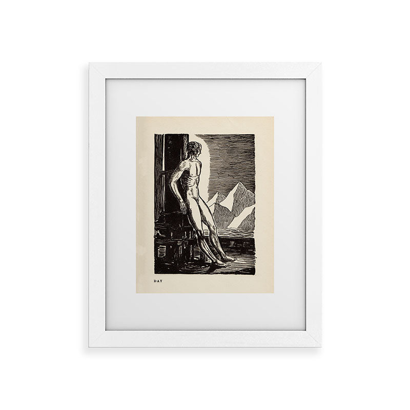 "Day" by Rockwell Kent (1919) Framed Art Print