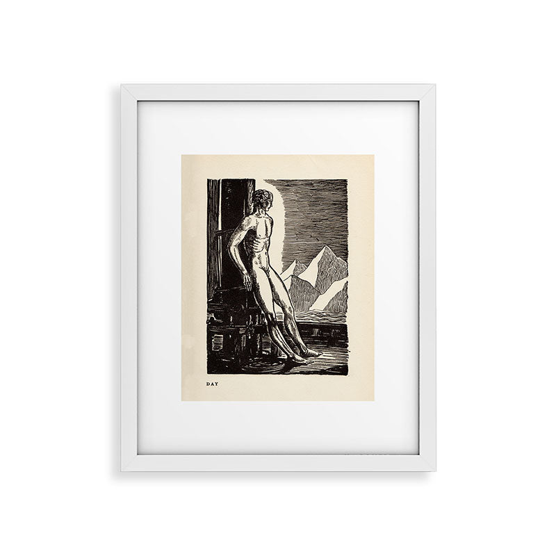 "Day" by Rockwell Kent (1919) Framed Art Print