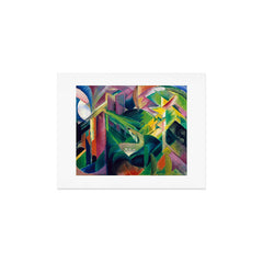 "Deer in a Monastery Garden" by Franz Marc, 1912 Art Print