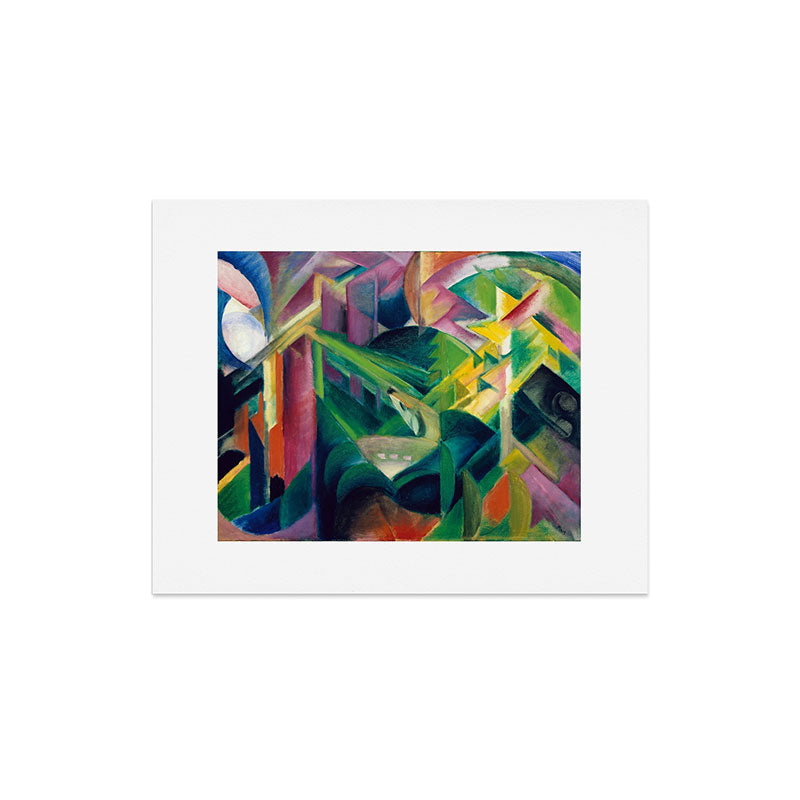 "Deer in a Monastery Garden" by Franz Marc, 1912 Art Print