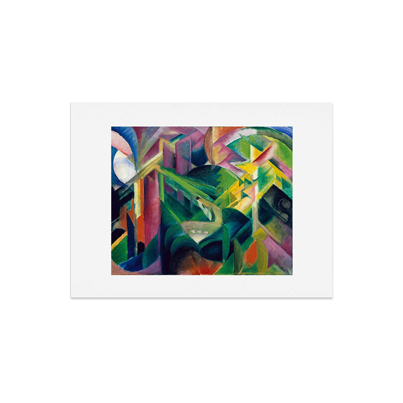 "Deer in a Monastery Garden" by Franz Marc, 1912 Art Print