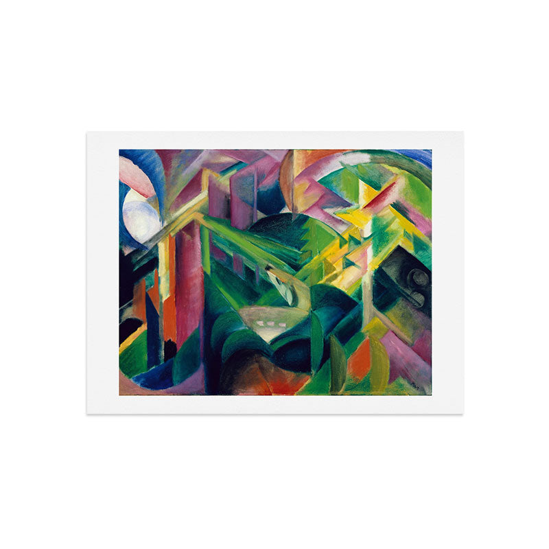 "Deer in a Monastery Garden" by Franz Marc, 1912 Art Print