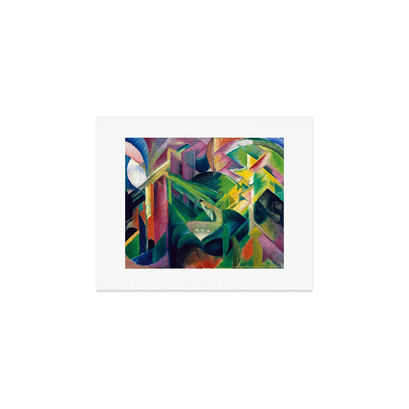 "Deer in a Monastery Garden" by Franz Marc, 1912 Art Print