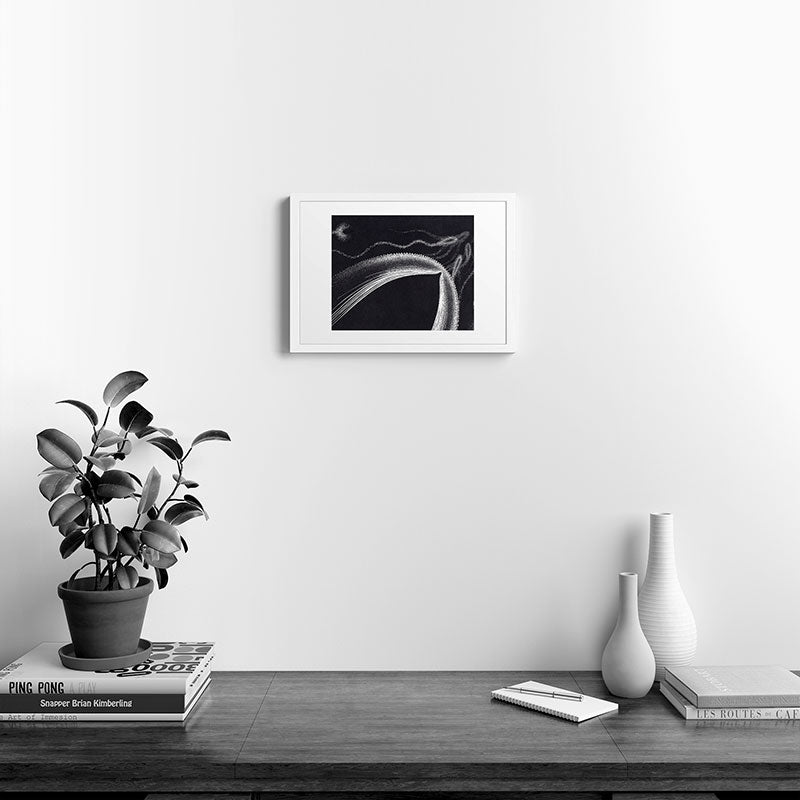 "Dolphins" by M.C. Escher Framed Art Print