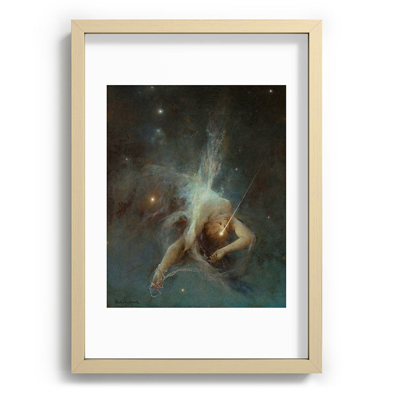 "Falling Star" by Witold Pruszkowski (1884) Framed Art Print