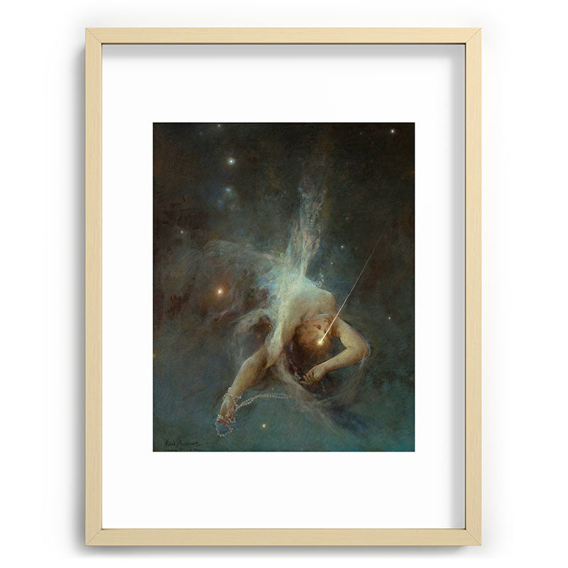 "Falling Star" by Witold Pruszkowski (1884) Framed Art Print