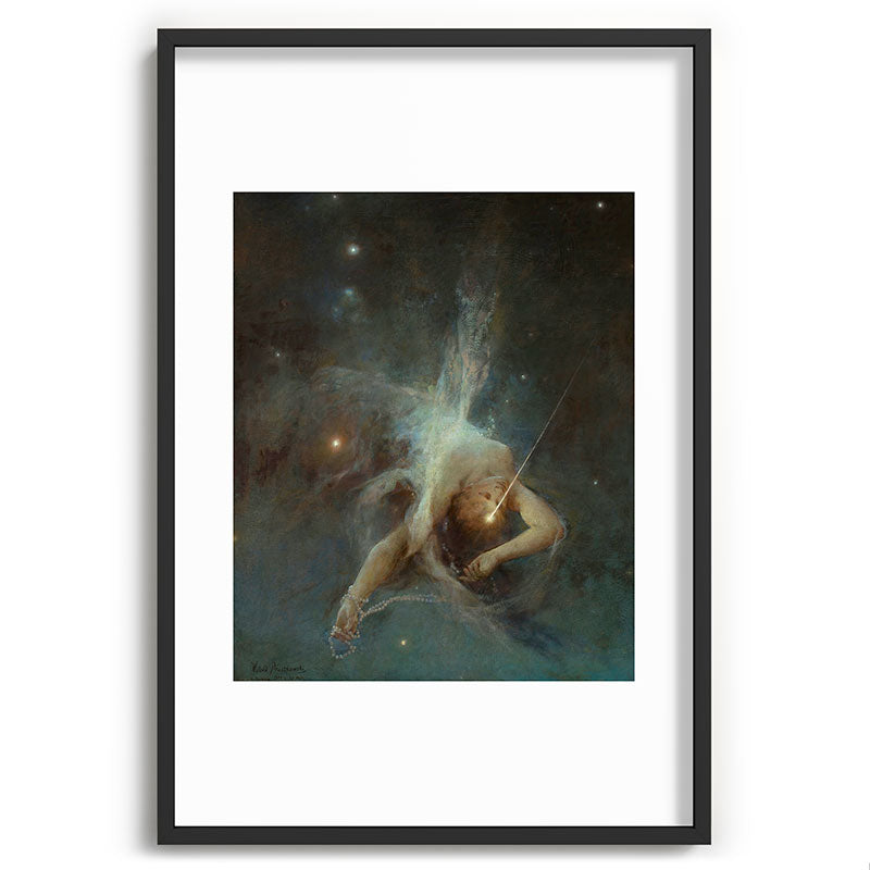 "Falling Star" by Witold Pruszkowski (1884) Framed Art Print