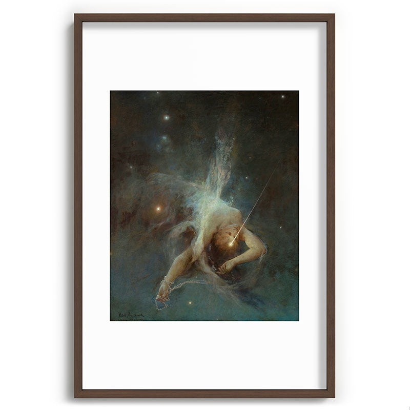 "Falling Star" by Witold Pruszkowski (1884) Framed Art Print