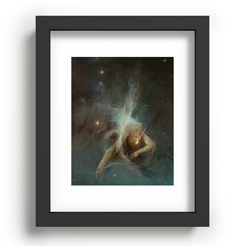 "Falling Star" by Witold Pruszkowski (1884) Framed Art Print