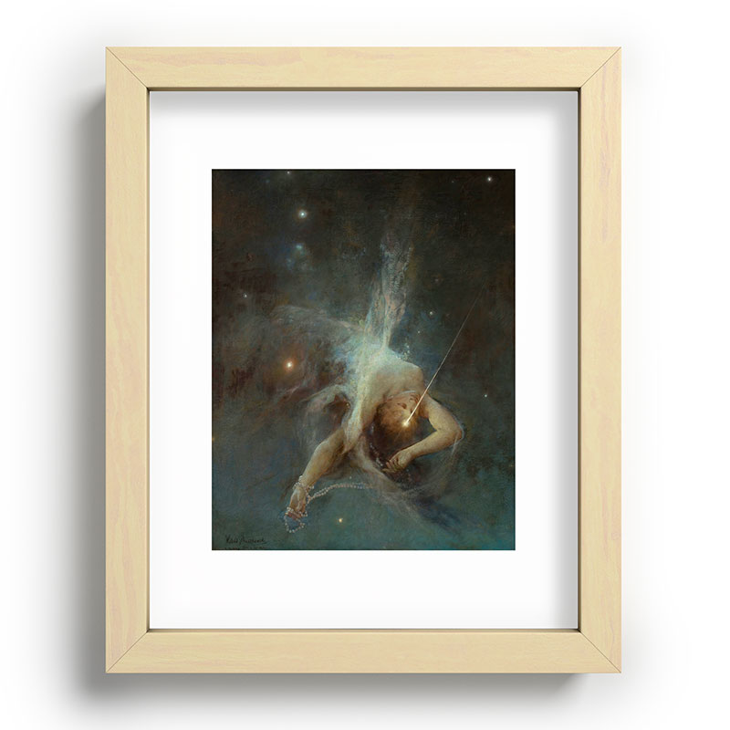 "Falling Star" by Witold Pruszkowski (1884) Framed Art Print