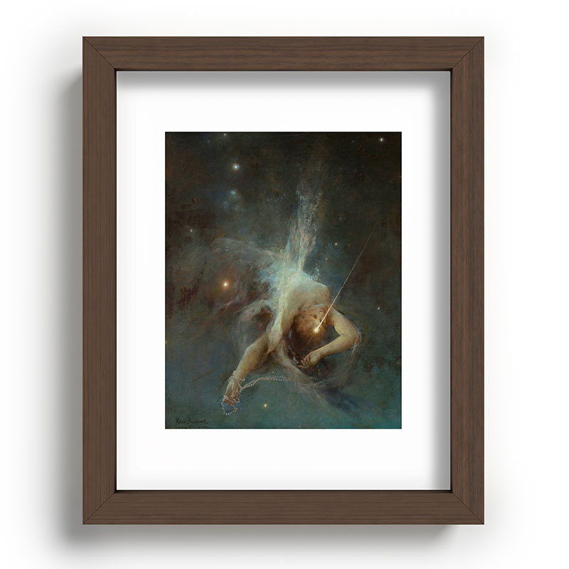 "Falling Star" by Witold Pruszkowski (1884) Framed Art Print