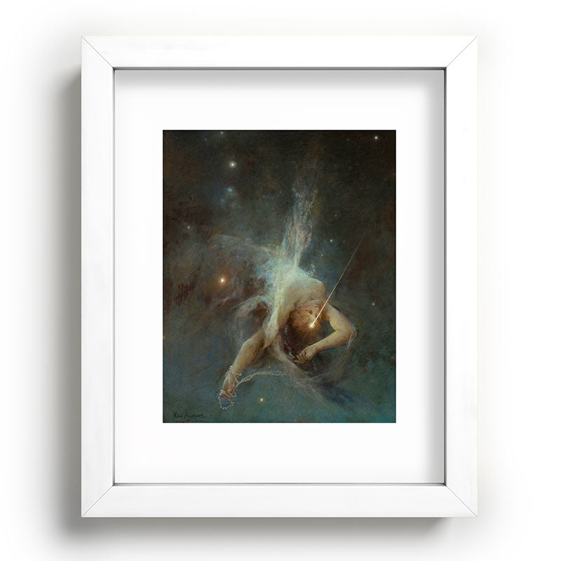 "Falling Star" by Witold Pruszkowski (1884) Framed Art Print