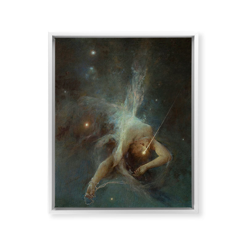 "Falling Star" by Witold Pruszkowski (1884) Framed Canvas Print