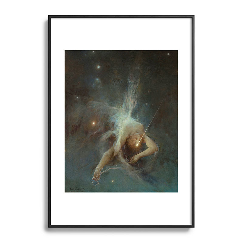 "Falling Star" by Witold Pruszkowski (1884) Framed Art Print