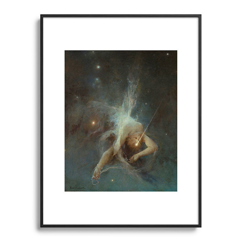 "Falling Star" by Witold Pruszkowski (1884) Framed Art Print