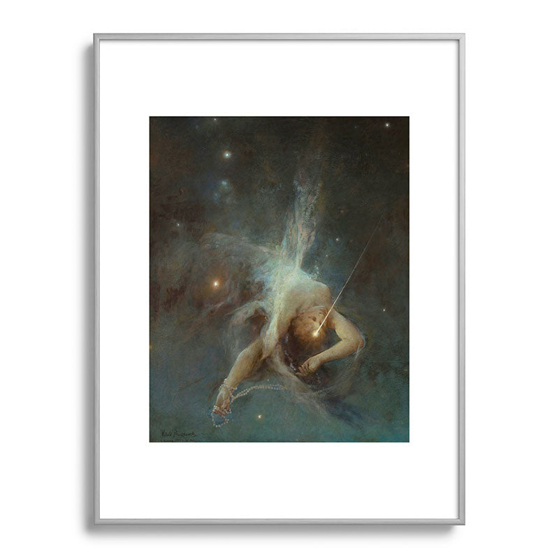 "Falling Star" by Witold Pruszkowski (1884) Framed Art Print