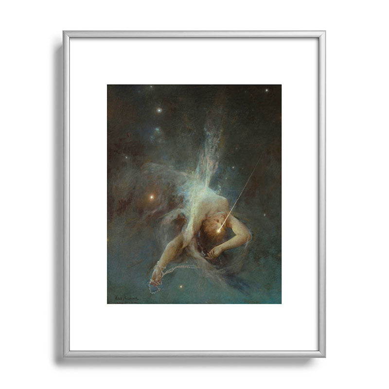 "Falling Star" by Witold Pruszkowski (1884) Framed Art Print