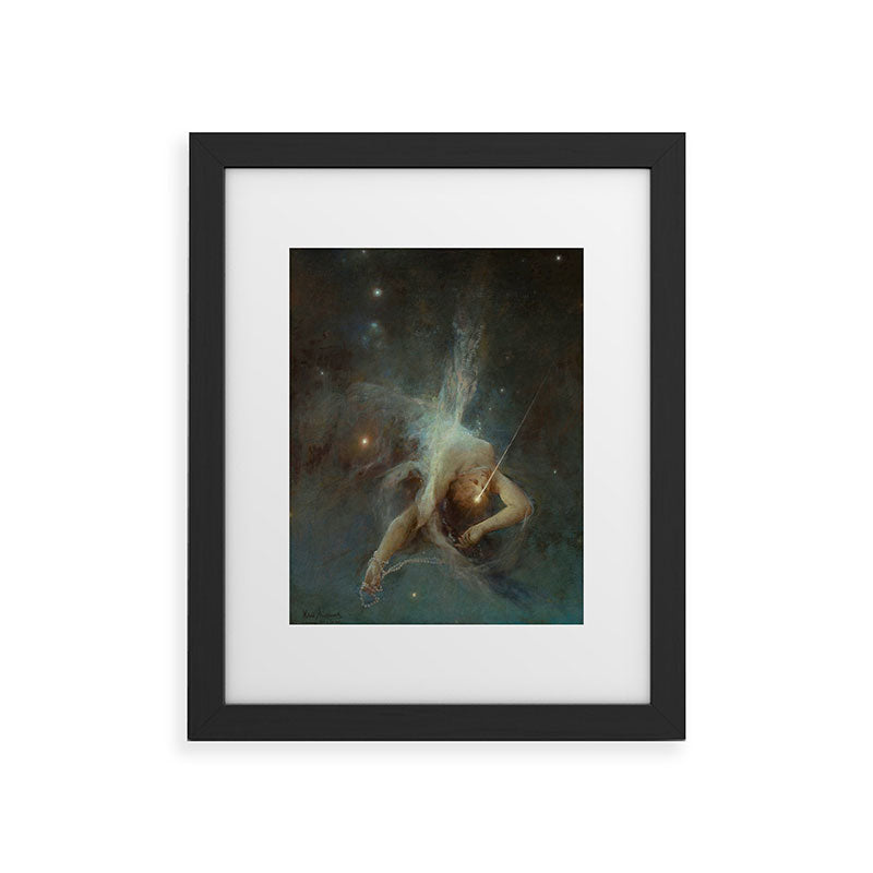 "Falling Star" by Witold Pruszkowski (1884) Framed Art Print