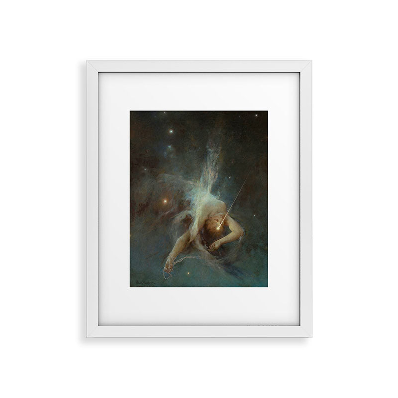 "Falling Star" by Witold Pruszkowski (1884) Framed Art Print