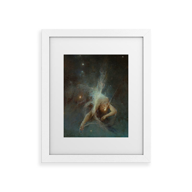 "Falling Star" by Witold Pruszkowski (1884) Framed Art Print