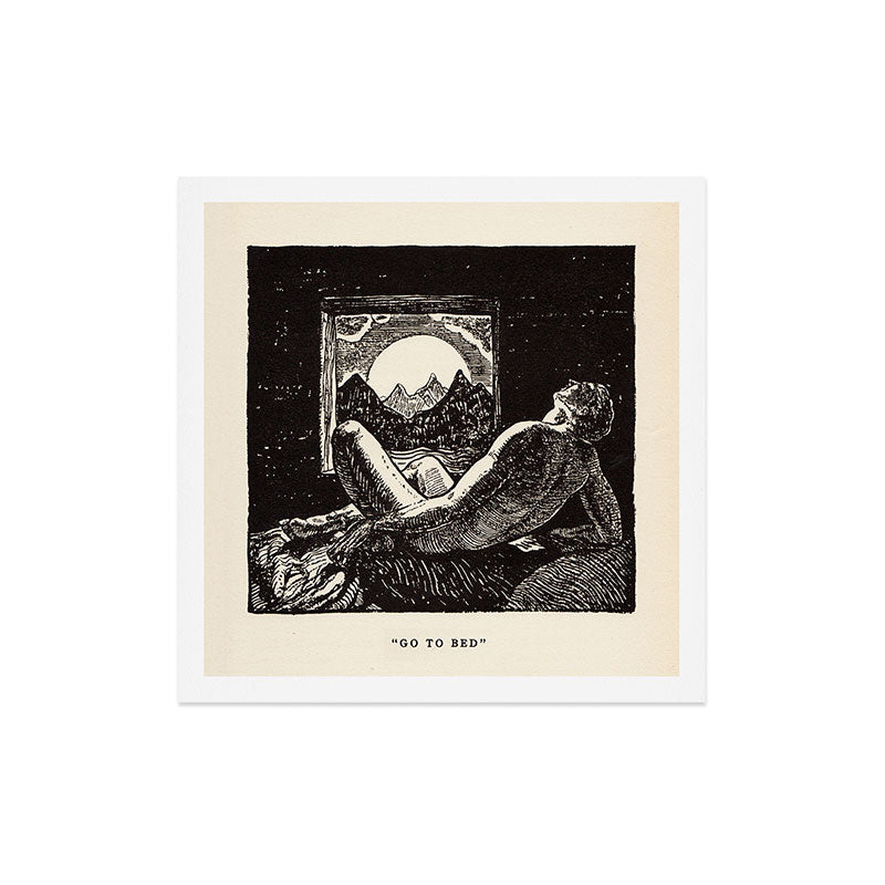 "Go to Bed" by Rockwell Kent (1919) Art Print