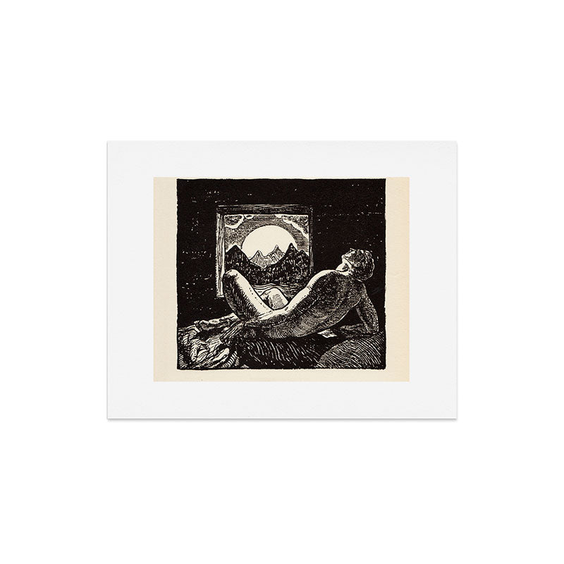 "Go to Bed" by Rockwell Kent (1919) Art Print