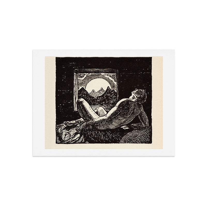 "Go to Bed" by Rockwell Kent (1919) Art Print