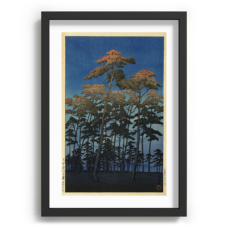 "Hikawa Park in Omiya" by Hasui Kawase, 1930 Framed Art Print