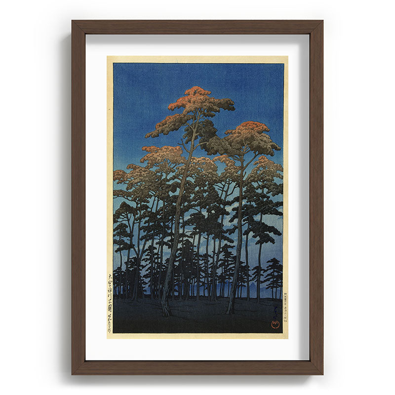 "Hikawa Park in Omiya" by Hasui Kawase, 1930 Framed Art Print