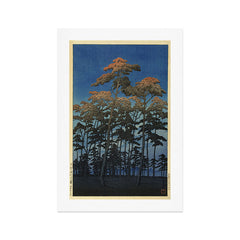 "Hikawa Park in Omiya" by Hasui Kawase, 1930 Art Print
