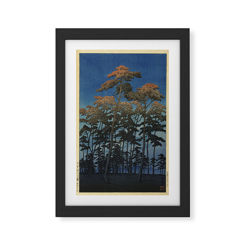 "Hikawa Park in Omiya" by Hasui Kawase, 1930 Framed Art Print