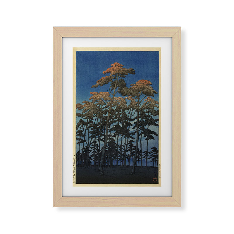 "Hikawa Park in Omiya" by Hasui Kawase, 1930 Framed Art Print