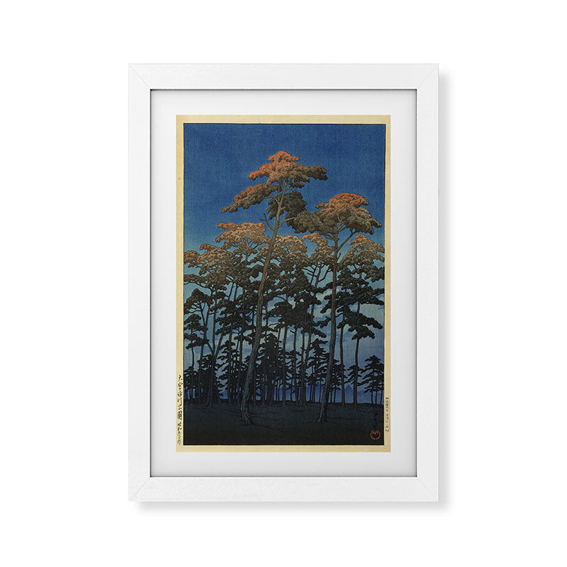 "Hikawa Park in Omiya" by Hasui Kawase, 1930 Framed Art Print