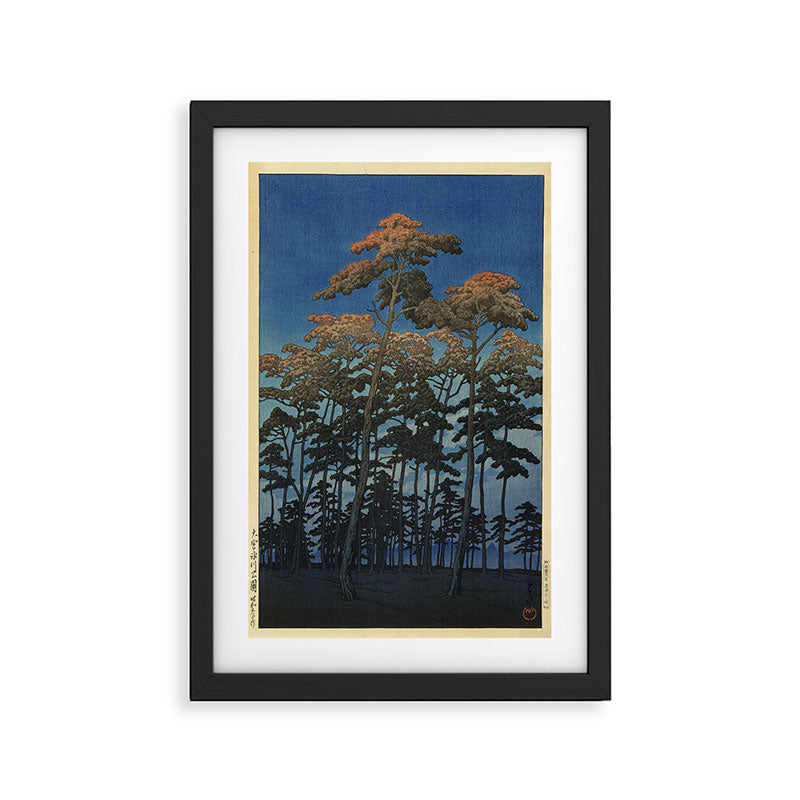 "Hikawa Park in Omiya" by Hasui Kawase, 1930 Framed Art Print
